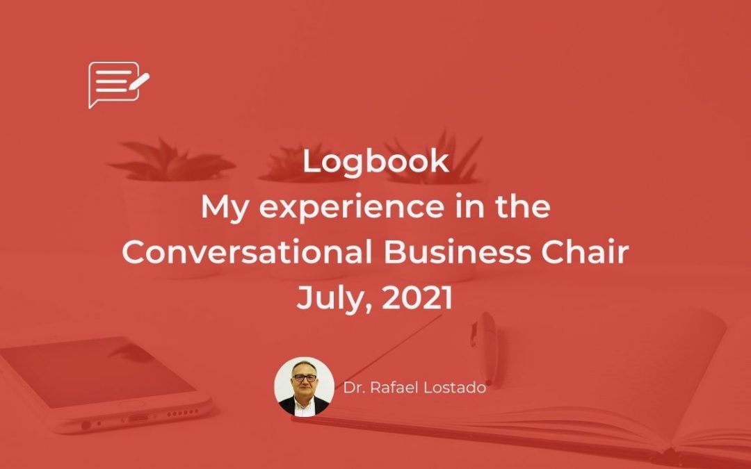 Logbook: Conversational Business Chair, July, 31